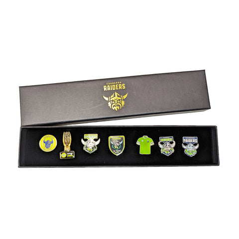 Canberra Raiders NRL Evolution Lapel Pin Badge Collectors Set