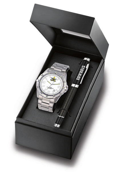 North Queensland Cowboys NRL Watch and Pen Gift Pack Set