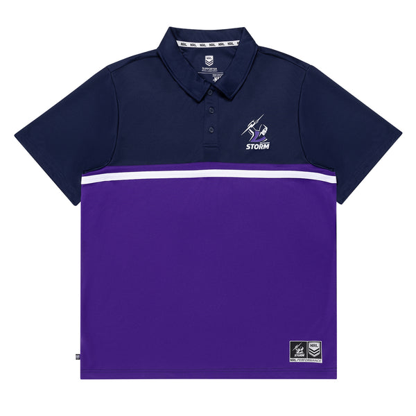 Melbourne Storm NRL Mens Adults Performance Polo