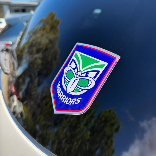 New Zealand Warriors NRL Premium Chrome Logo Decal Sticker