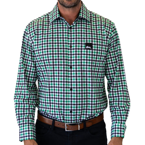 South Sydney Rabbitohs NRL Mens Adults 'Crossfield' Dress Shirts