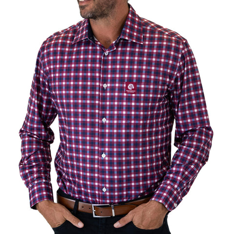 Manly Sea Eagles NRL Mens Adults 'Crossfield' Dress Shirts