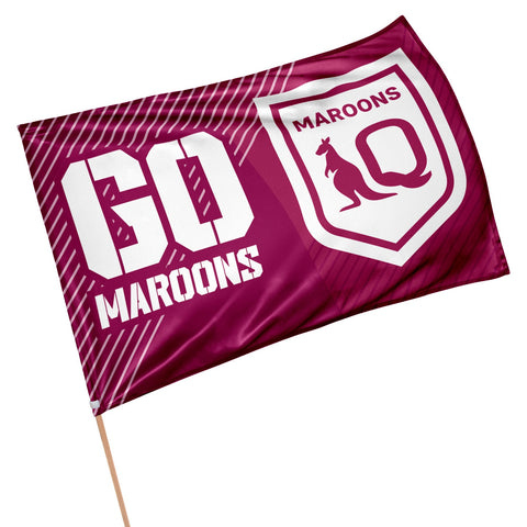 QLD Queensland Maroons State of Origin Game Day Flag (No Pole)