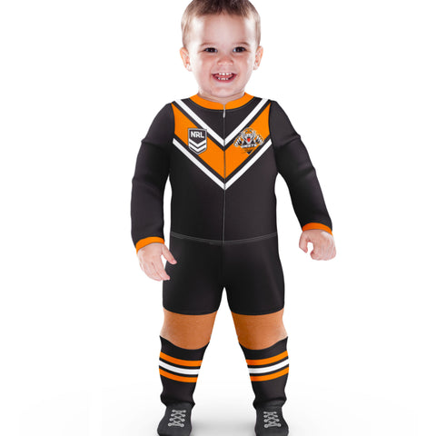 Wests Tigers NRL Baby Infant Romper Jumpsuit