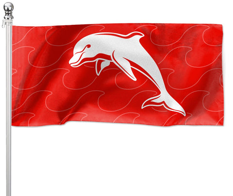 Redcliffe Dolphins NRL Pole Flag