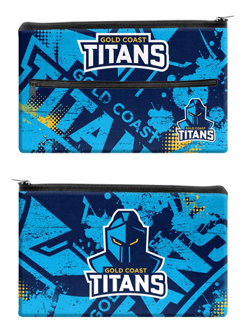 Gold Coast Titans NRL Neoprene Pencil Case
