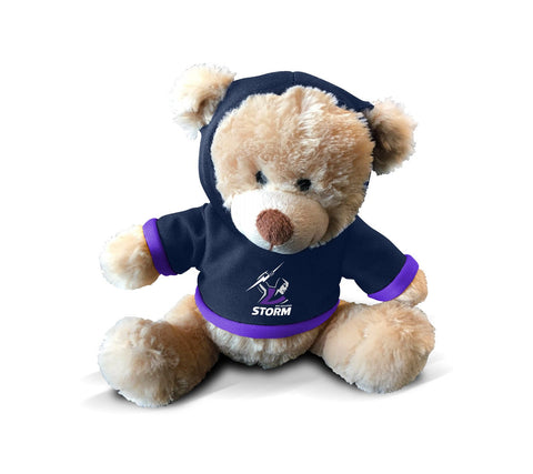 Melbourne Storm NRL 7'' Plush Teddy Bear with Hoodie