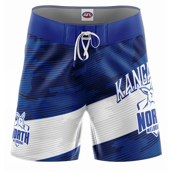 North Melbourne Kangaroos Mens Adults Barrel Boardies Board Shorts