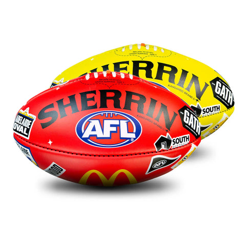 Sherrin 2024 AFL Gather Round Official Game Ball Leather size 5