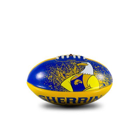 West Coast Eagles AFL Sherrin PVC Softie Mascot Ball 20cm
