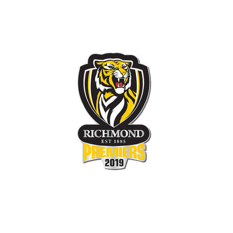 Richmond Tigers 2019 Premiers Premiership Logo Pin