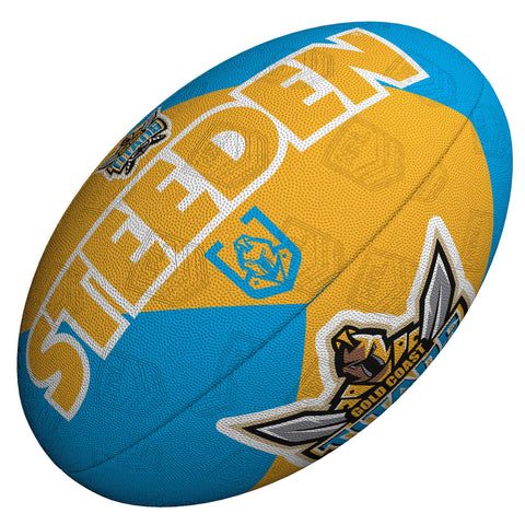 Gold Coast Titans NRL Steeden Supporter Ball