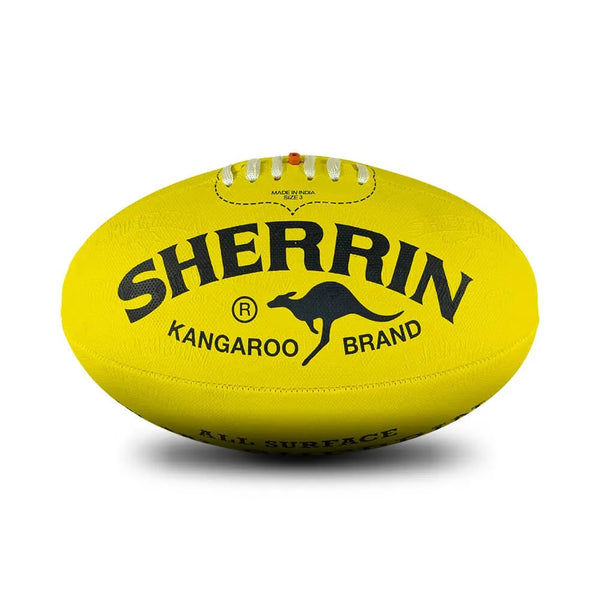 Sherrin KB Synthetic All Surface Football Yellow