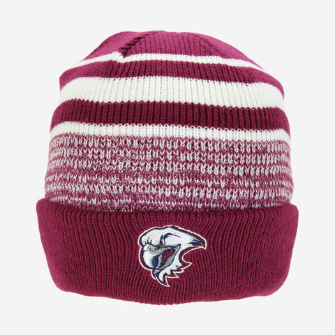 Manly Sea Eagles NRL Mens Adults Cluster Beanie