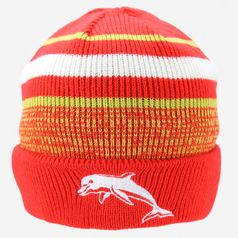 Redcliffe Dolphins NRL Mens Adults Cluster Beanie