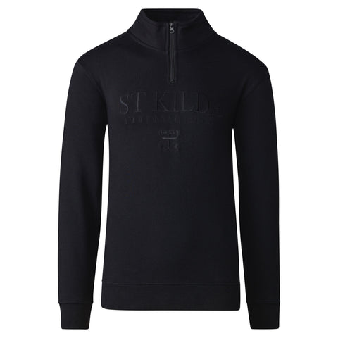 St Kilda Saints Mens Adults 1/4 Quarter Zip Pullover