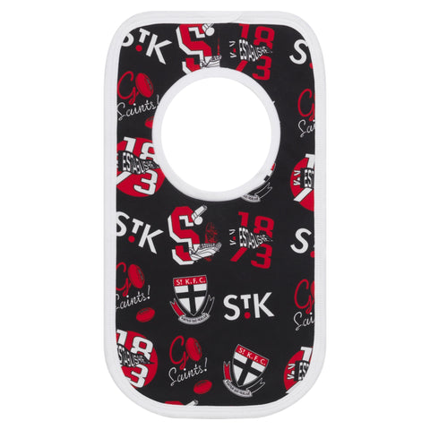 St Kilda Saints Babies Infants 2 Pack Bib Set