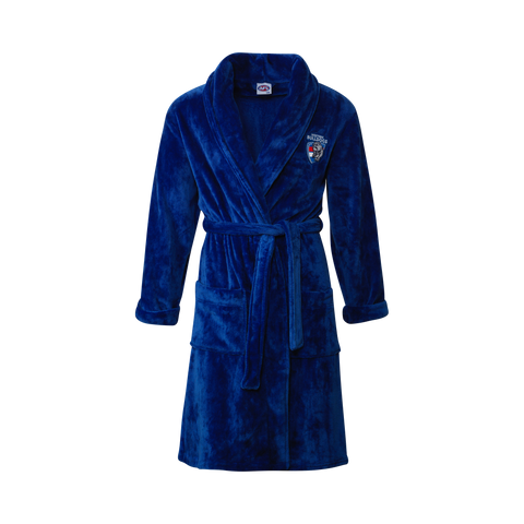 Western Bulldogs Mens Dressing Gown Robe