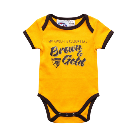 Hawthorn Hawks Babies Infants Romper Onesie