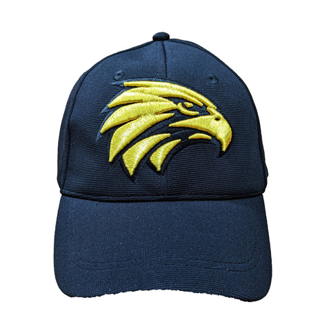 West Coast Eagles Mens Adults Metallic Gold Embroidered 3D Cap
