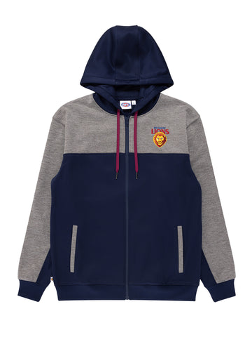 Brisbane Lions Mens Adults Team Performance FZ Hoody