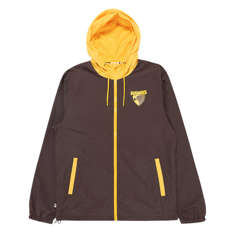 Hawthorn Hawks Mens Adults Team Windbreaker Zip Jacket