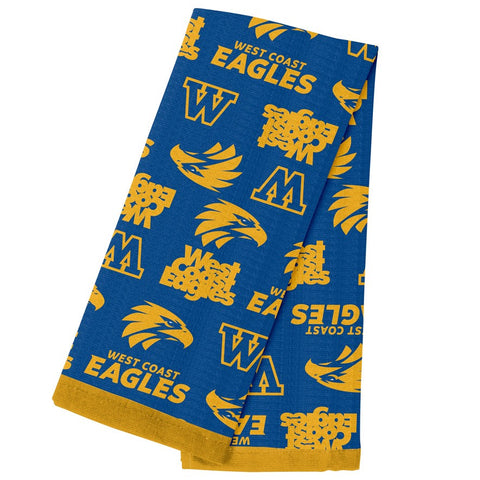 West Coast Eagles AFL Cotton Tea Towel