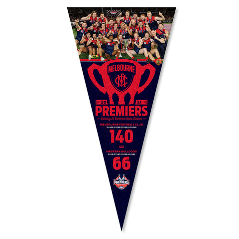 Melbourne Demons 2021 Premiers Image Pennant PH2