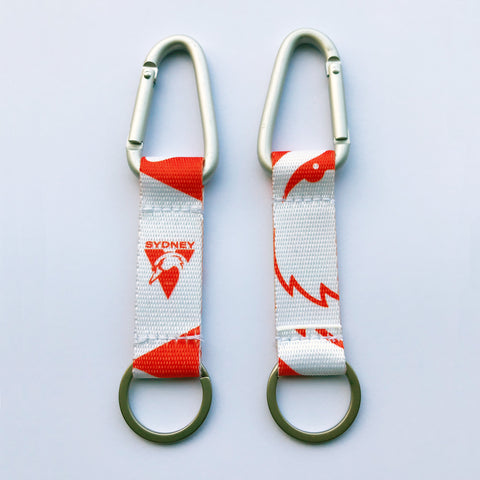 Sydney Swans Carabiner Keyring