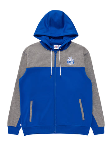 North Melbourne Kangaroos Mens Adults Team Performance FZ Hoody