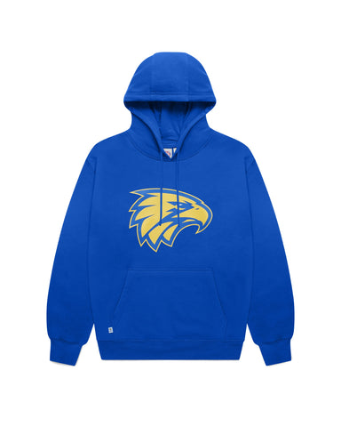 West Coast Eagles Mens Adults Team Crest OTH Hoody