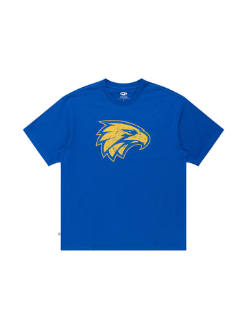 West Coast Eagles Mens Adults Core Logo Tee