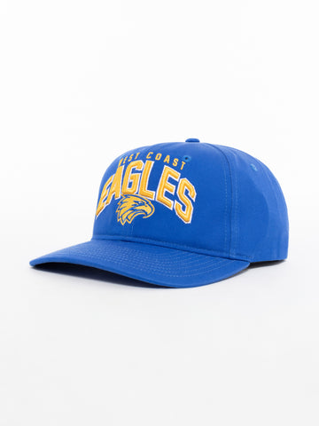 West Coast Eagles Mens Adults Arch Wordmark Cap