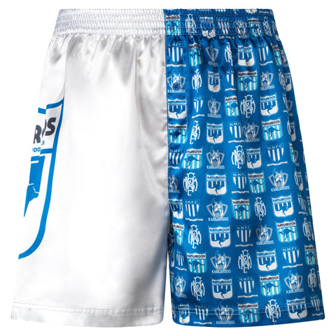 North Melbourne Kangaroos Mens Satin Boxer Shorts