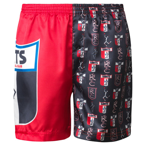 St Kilda Saints Youths Kids Satin Boxer Shorts