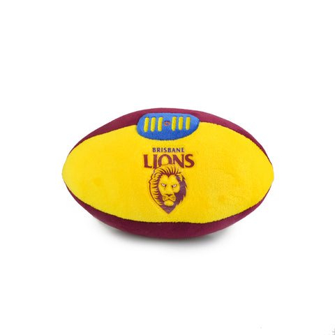 Brisbane Lions Plush Footy Ball - Factory Second