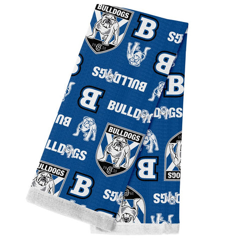 Canterbury Bulldogs NRL Cotton Tea Towel