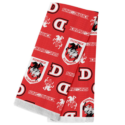 St George Dragons NRL Cotton Tea Towel
