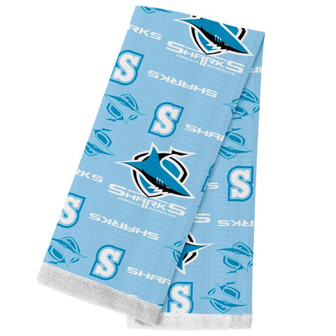 Cronulla Sharks NRL Cotton Tea Towel