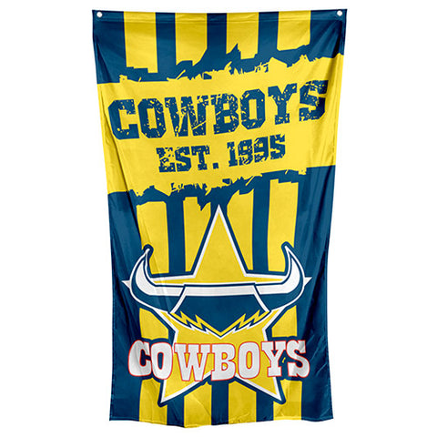 North Queensland Cowboys NRL Large Wall Cape Flag