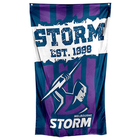 Melbourne Storm NRL Large Wall Cape Flag