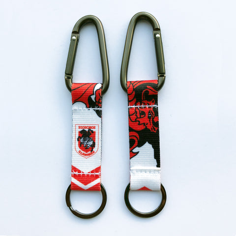 St George Dragons NRL Carabiner Keyring
