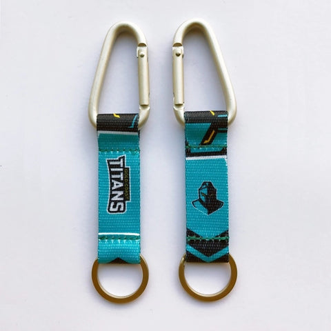 Gold Coast Titans NRL Carabiner Keyring