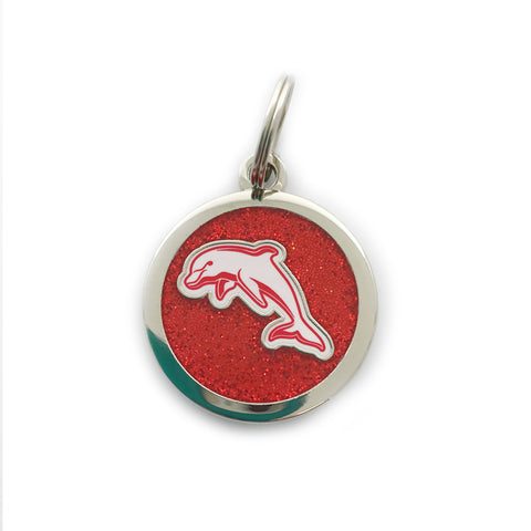 Redcliffe Dolphins NRL Pet Tag Keyring Disc