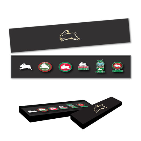 South Sydney Rabbitohs NRL Evolution Lapel Pin Badge Collectors Set