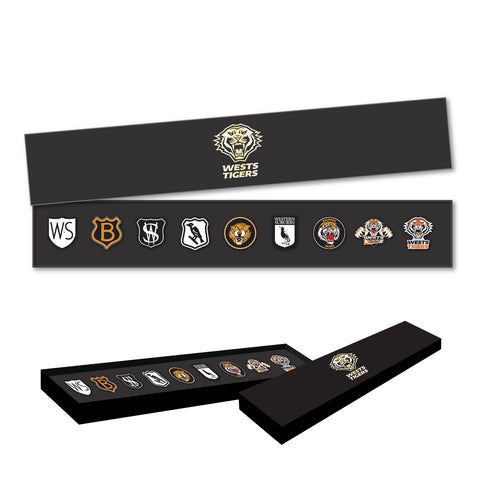 Wests Tigers NRL Evolution Lapel Pin Badge Collectors Set