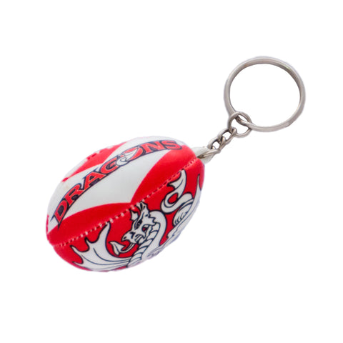 St George Dragons NRL Squishy Football Keyring