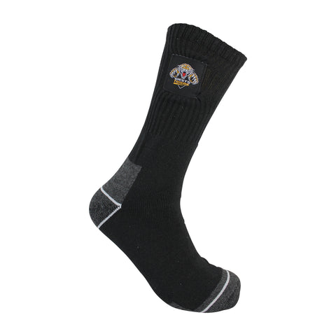 Wests Tigers NRL Mens Heavy Duty Work Socks 2pk