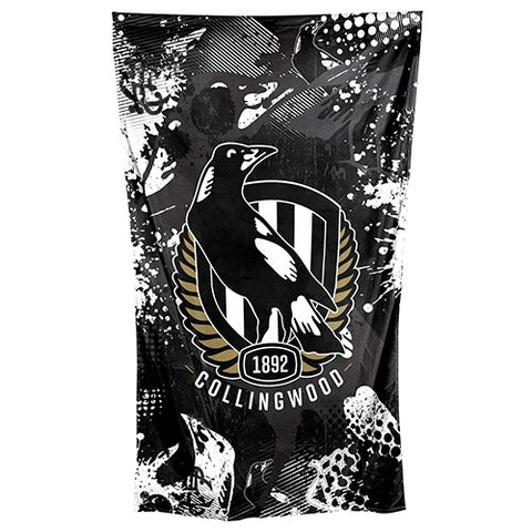 Collingwood Magpies Large Wall Cape Flag