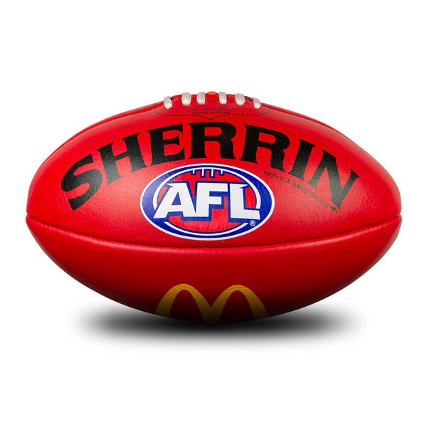 Sherrin Official AFL Replica Game Football Leather McDonalds Full size 5